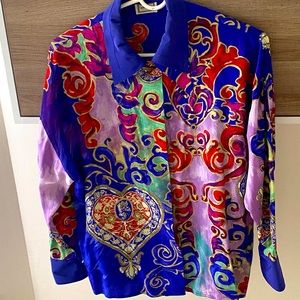 Versace ( Vintage Gianni Versace )rare Silk Blouse
